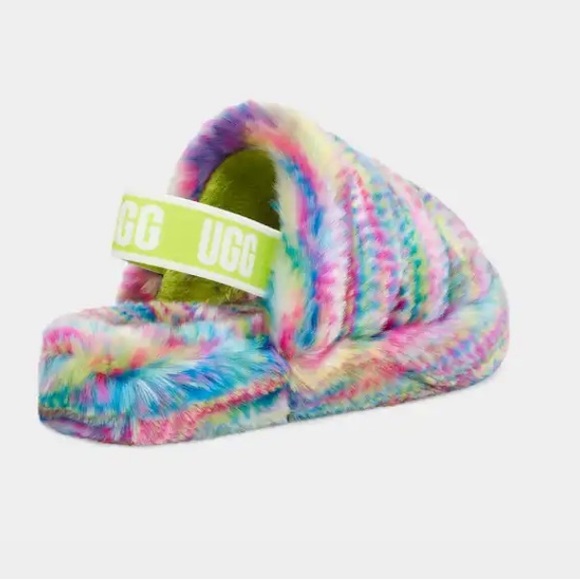 NIB Fluff Yeah Multicolor Pixelate Slides - Picture 4 of 9